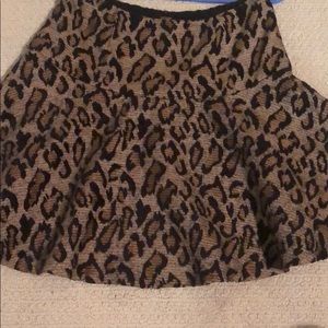Free People Cheetah Skirt